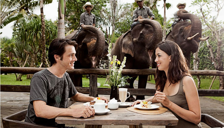 View The Sanctoo Villa At Bali Zoo Background